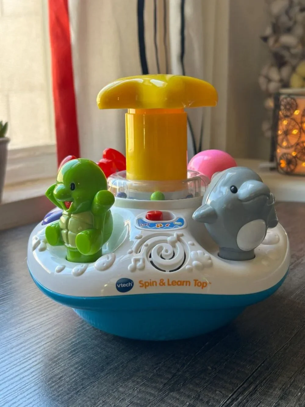 VTech Spin & Learn Top – Sea Animals Toy (Tested & Working) Dolphin Crab Turtle